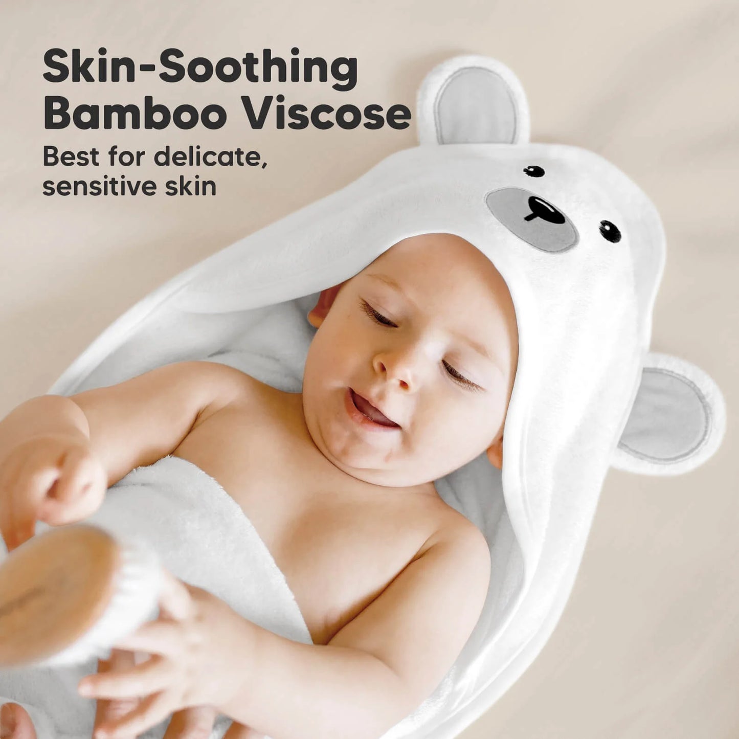 Cuddle Baby Hooded Towel (Polar)