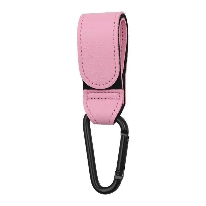 1/2Pcs PU Leather Baby Bag Stroller Hook Pram Rotate 360 Degree Rotatable Cart Organizer Pram Hook Stroller Accessories