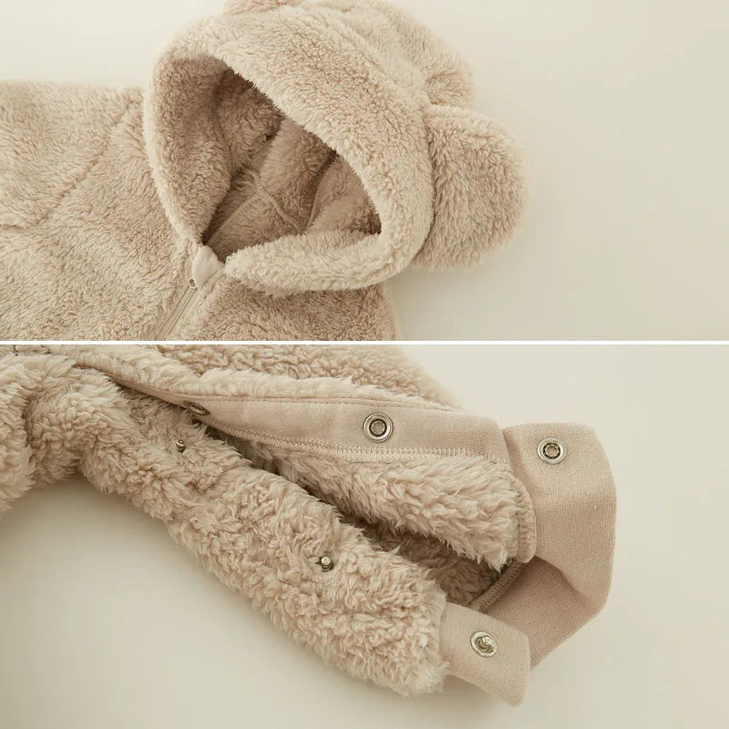 Chiquito | Newborn Baby Fleece Rompers for Spring and Autumn