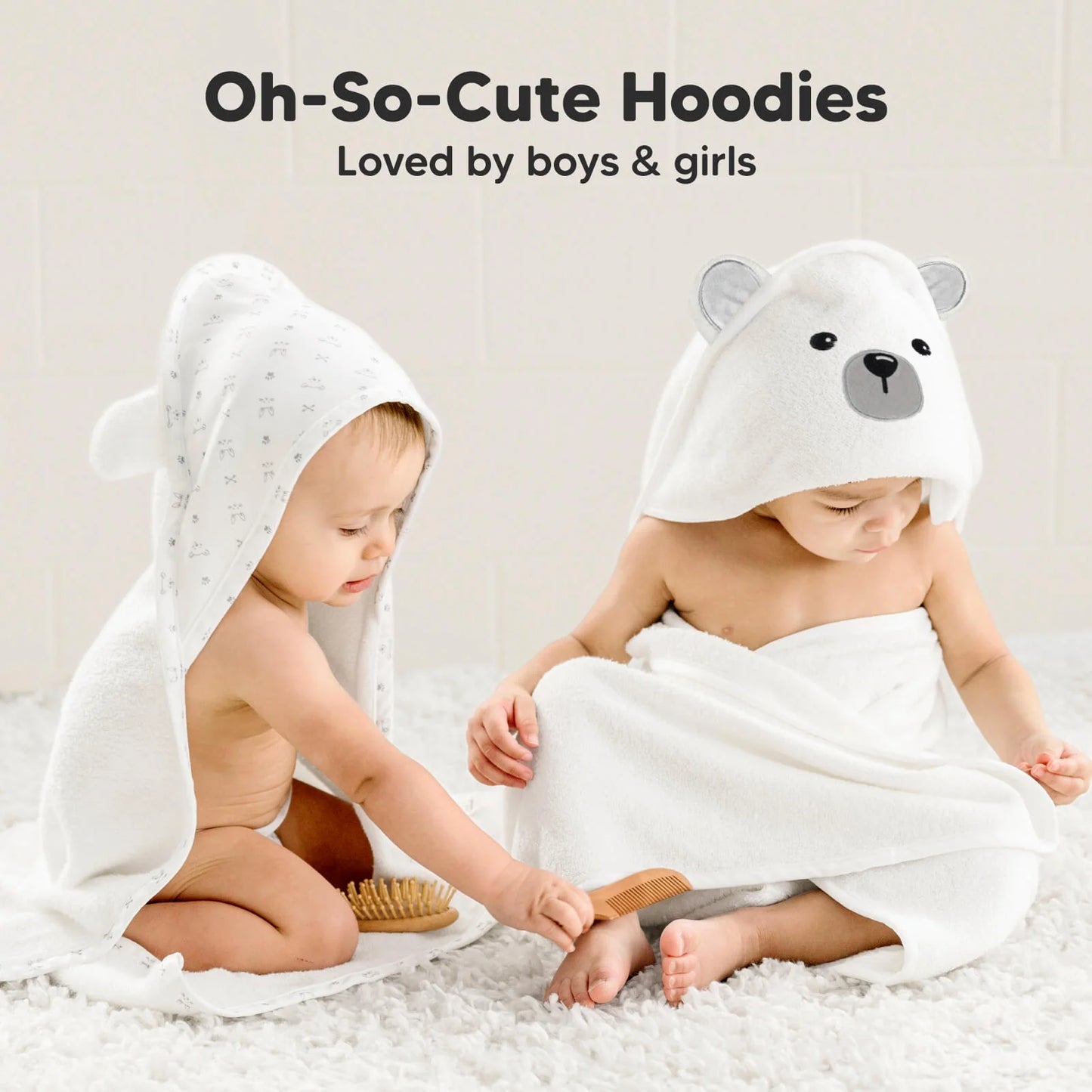 Cuddle Baby Hooded Towel (Polar)