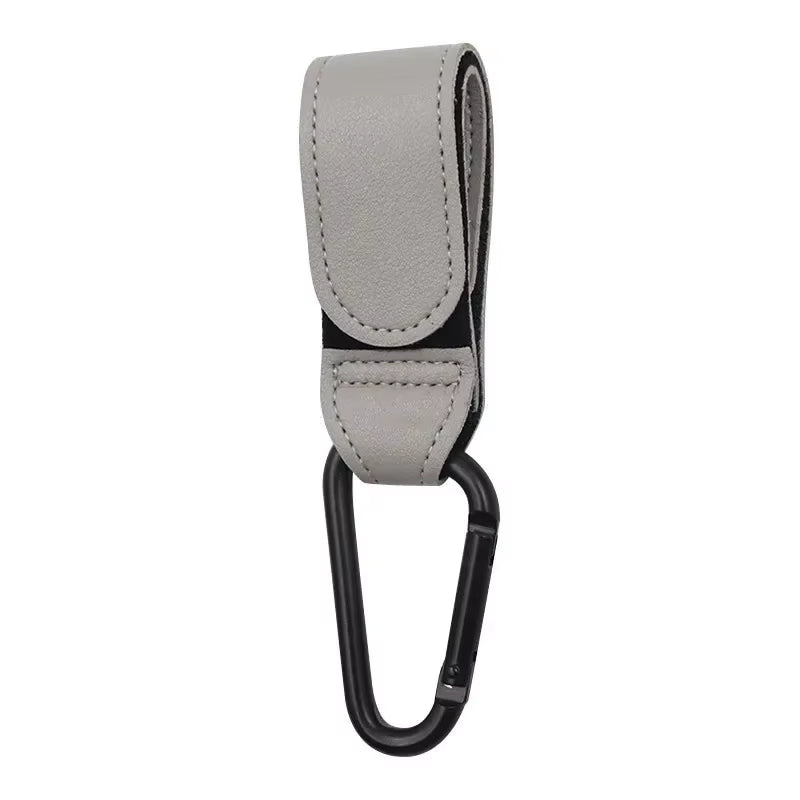 1/2Pcs PU Leather Baby Bag Stroller Hook Pram Rotate 360 Degree Rotatable Cart Organizer Pram Hook Stroller Accessories