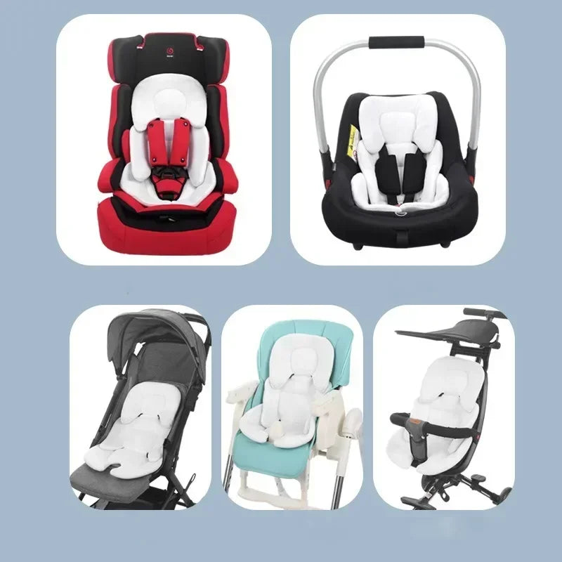 Universal Baby Stroller Seat Pad Cotton Seat Pad Baby Car Seat Cushion Child Infant Cart Mattress Mat Stroller Accessories