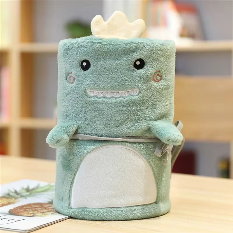 Baby Blankets Warm Fleece Thermal Newborn Soft Stroller Sleep Cover Cartoon Beanie Infant Bedding Swaddle Wrap Kids Bath Towel