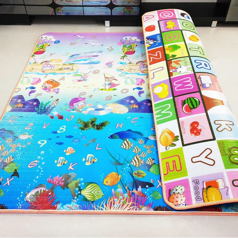 200Cm*180Cm XPE Baby Play Mat Toys for Children Rug Playmat Developing Mat Baby Room Crawling Pad Folding Mat Baby Carpet
