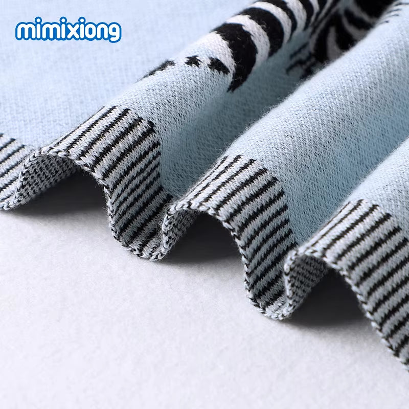 Baby Blankets Swaddle Wrap Cotton Knitted Newborn Bebes Stroller Bedding Sleeping Covers 100*80Cm Toddler Infant Month Blankets