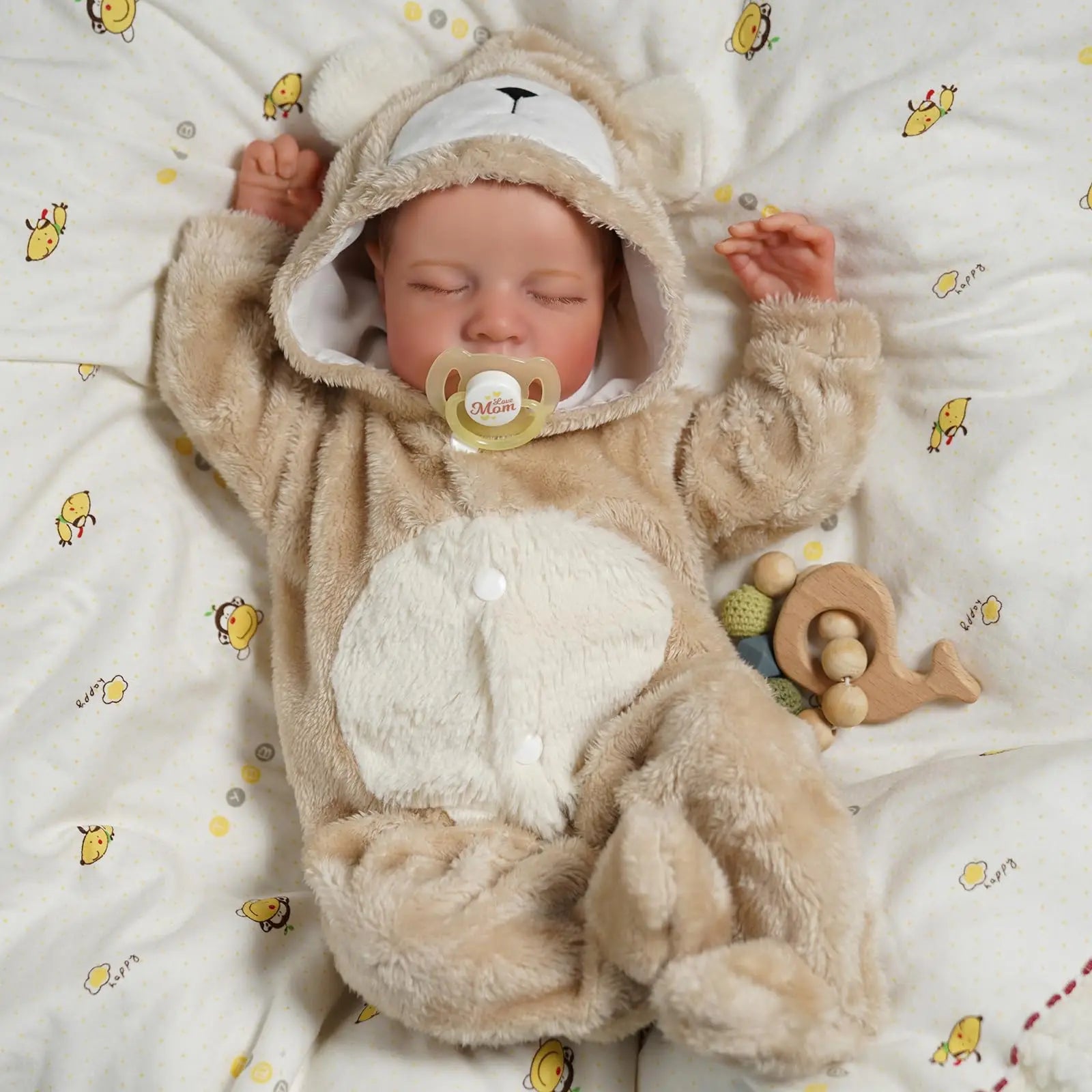 BABESIDE Lifelike Reborn Baby Dolls Boy - 17-Inch Baby Soft Body Realistic-Newborn Baby Dolls Full Body Vinyl Anatomically Corre