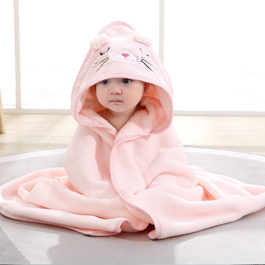 Spring and Autumn Baby Airable Cover Swaddling Bath Towel
#FFC0CB