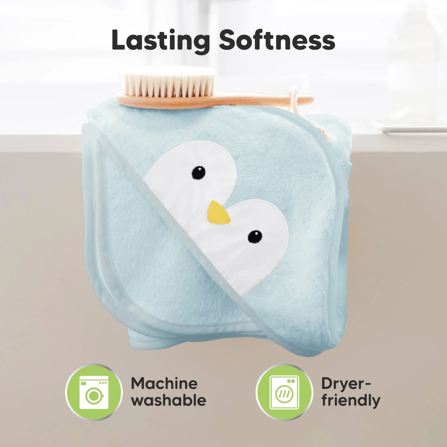 Cuddle Baby Hooded Towel (Penguin)
