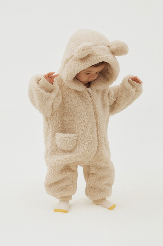 Newborn Baby Fleece Romper