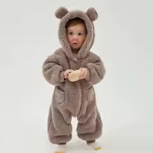 Newborn Baby Fleece Romper